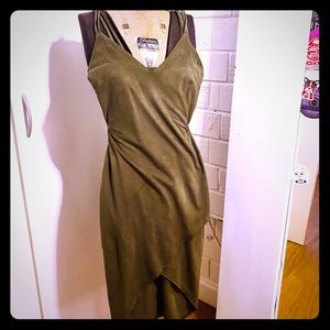 Army Green Spandex dress